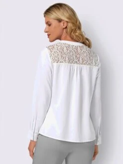 Chemisier En Dentelle Empiècement En Dentelle à L'encolure 6 Chemisier En Dentelle Empiècement En Dentelle à L'encolure -T-Shirt Sweat Soldes Magasin 017.00ZUK03347 B32.001