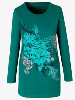 T-shirt Long Imprimé