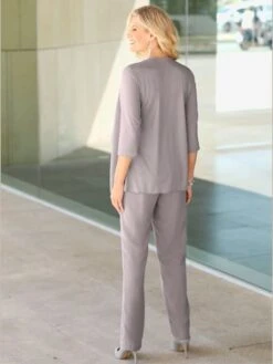 Pantalon Femme Coupe Ample 9 Pantalon Femme Coupe Ample -T-Shirt Sweat Soldes Magasin 017.00ZUK05541 A04.002