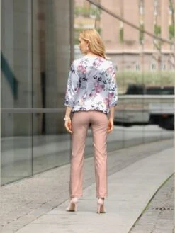 Chemisier En Mousseline Plis Affinants à L'encolure 5 Chemisier En Mousseline Plis Affinants à L'encolure -T-Shirt Sweat Soldes Magasin 019.00ZUK03343 A06.077