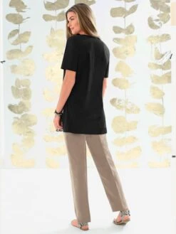 Pantalon Féminin Léger Ceinture élastique Cotés 8 Pantalon Féminin Léger Ceinture élastique Cotés -T-Shirt Sweat Soldes Magasin 019.00ZUK05535 A08.015