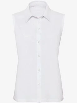 Chemisier En Jersey Femme Sans Manches Col Chemise -T-Shirt Sweat Soldes Magasin 019.00ZUK92339 A50.001