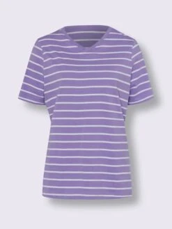 T-shirt Rayé Rayures En Fils Teintés 7 T-shirt Rayé Rayures En Fils Teintés -T-Shirt Sweat Soldes Magasin 019.00ZUK92347 B19.001