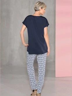 Tunique Femme Chic à Mancheron Et Col Rond -T-Shirt Sweat Soldes Magasin 020.00ZUK03337 A05.003