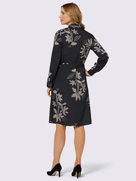 Chemisier Long Livrée Avec La Ceinture à Nouer 3 Chemisier Long Livrée Avec La Ceinture à Nouer – Image 3