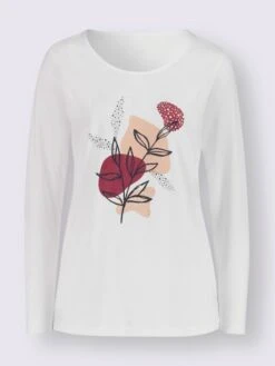 T-shirt à Manches Longues à Encolure Ronde -T-Shirt Sweat Soldes Magasin 020.00ZUK92346 B19.001