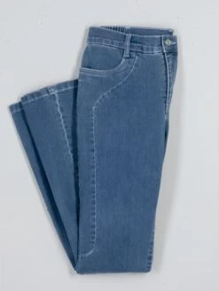 Jean Broderie Ton Sur Ton Sur Les Poches -T-Shirt Sweat Soldes Magasin 020.00ZUK92347 002.001