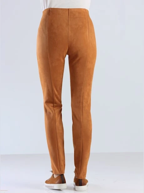 Pantalon En Synthétique Toucher Velouté 3 Pantalon En Synthétique Toucher Velouté – Image 3