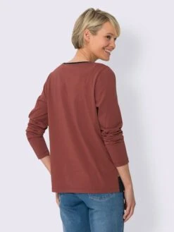 T-shirt à Encolure Ronde Manches Et Dos Unis -T-Shirt Sweat Soldes Magasin 021.00ZUK92348 B17.001