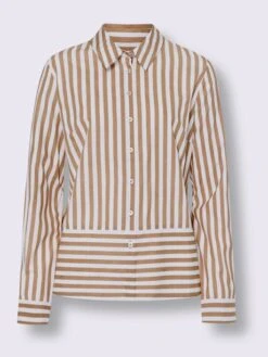 Chemisier Rayé 50% Coton 7 Chemisier Rayé 50% Coton -T-Shirt Sweat Soldes Magasin 021.00ZUK92348 B19.001