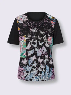 T-shirt à Manches Courtes Imprimé Patchwork -T-Shirt Sweat Soldes Magasin 023.00ZUK05547 B43.001