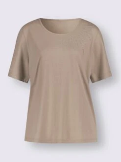 T-shirt Petites Pierres Fantaisie Sur L'encolure 8 T-shirt Petites Pierres Fantaisie Sur L'encolure -T-Shirt Sweat Soldes Magasin 023.00ZUK92347 B43.001