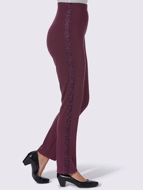 Pantalon En Jersey Empiècement Léopard 2 Pantalon En Jersey Empiècement Léopard – Image 2