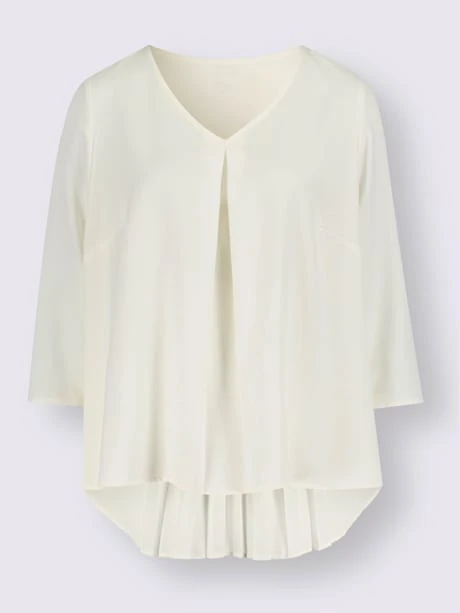 Chemisier Plissé Plis à L'arrière 4 Chemisier Plissé Plis à L'arrière – Image 4