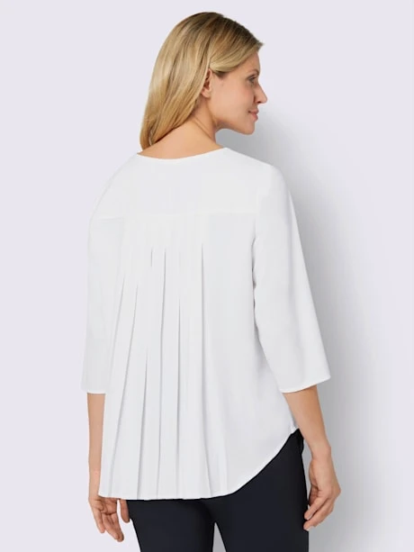 Chemisier Plissé Plis à L'arrière 3 Chemisier Plissé Plis à L'arrière – Image 3