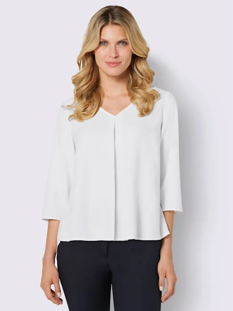 Chemisier Plissé Plis à L'arrière 2 Chemisier Plissé Plis à L'arrière – Image 2