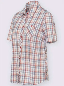 Chemisier En Coton Qualité Seersucker -T-Shirt Sweat Soldes Magasin 025.00ZUK03343 A50.001