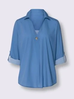 Chemisier Plis Affinant Devant 5 Chemisier Plis Affinant Devant -T-Shirt Sweat Soldes Magasin 025.00ZUK03347 B16.002