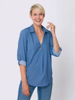 Chemisier Plis Affinant Devant