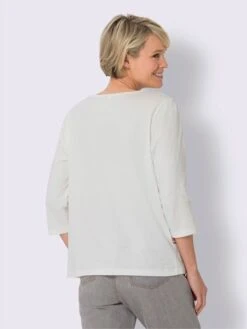 T-shirt à Manches 3/4 Jersey Fin Indéformable -T-Shirt Sweat Soldes Magasin 026.00ZUK92348 B29.001