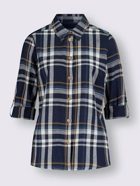 Chemisier En Flanelle Pur Coton 4 Chemisier En Flanelle Pur Coton – Image 4