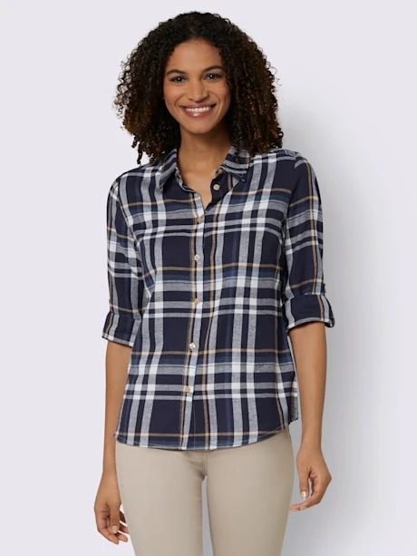 Chemisier En Flanelle Pur Coton 2 Chemisier En Flanelle Pur Coton – Image 2