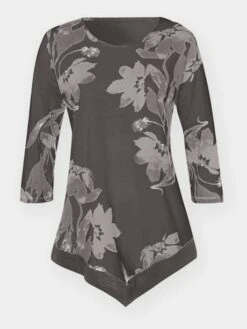 T-shirt Imprimé Imprimé Floral -T-Shirt Sweat Soldes Magasin 027.00SAN.057 143.002.u