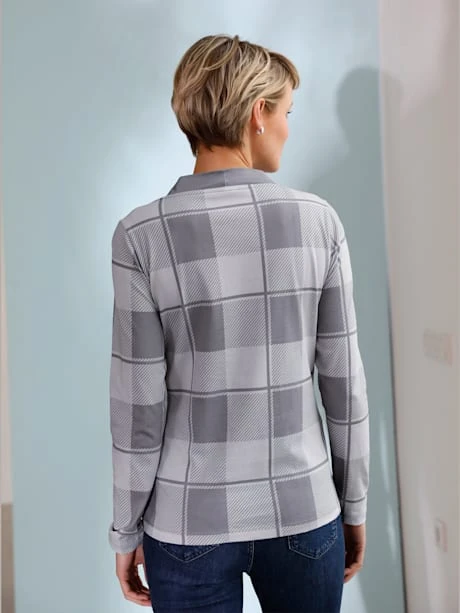 Chemise à Manches Longues 2 En 1 Jolis Rivets Fantaisie 2 Chemise à Manches Longues 2 En 1 Jolis Rivets Fantaisie – Image 2