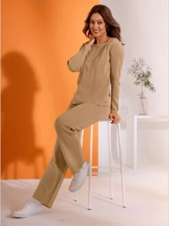 Pantalon En Tricot Aspect Côtelé Latéral 7 Pantalon En Tricot Aspect Côtelé Latéral -T-Shirt Sweat Soldes Magasin 029.00ZUK92346 014.046