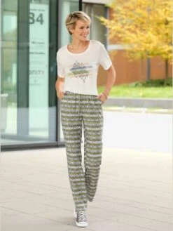 T-shirt à Manches Courtes Motif Imprimé