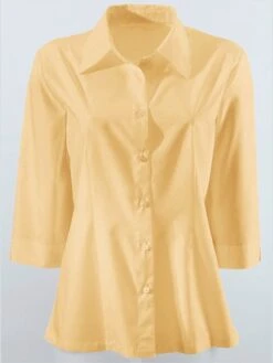 Chemisier Long Classique à Manches 3/4 -T-Shirt Sweat Soldes Magasin 030.00K2F.425 128.001.u