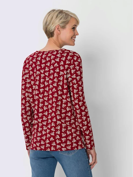 T-shirt à Manches Longues Imprimé Minimaliste Moderne 2 T-shirt à Manches Longues Imprimé Minimaliste Moderne – Image 2