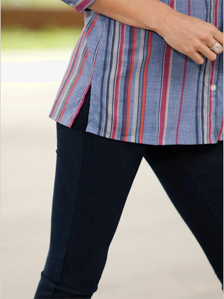 Chemisier Long Coupe Longue Affinante 5 Chemisier Long Coupe Longue Affinante – Image 5