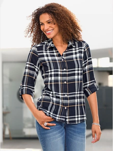 Chemisier En Flanelle Pur Coton 1 Chemisier En Flanelle Pur Coton