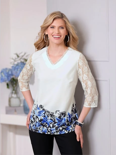 Chemisier En Dentelle Manches En Dentelle 1 Chemisier En Dentelle Manches En Dentelle