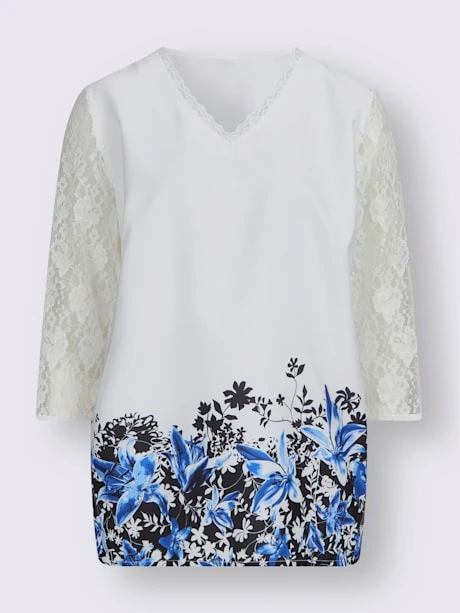 Chemisier En Dentelle Manches En Dentelle 4 Chemisier En Dentelle Manches En Dentelle – Image 4