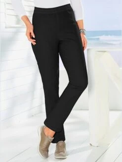 Jean Coupe Droite Ceinture élastique