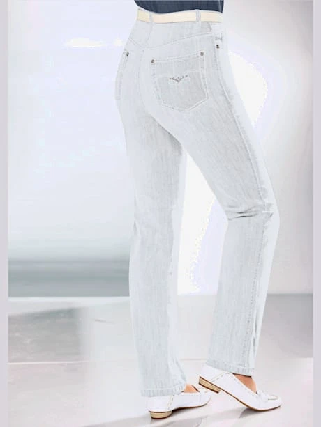 Jean Avec Broderie Sur Les Poches Arrière 2 Jean Avec Broderie Sur Les Poches Arrière – Image 2