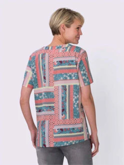 Chemisier Joli Aspect Patchwork 6 Chemisier Joli Aspect Patchwork -T-Shirt Sweat Soldes Magasin 035.00ZUK92347 B56.001