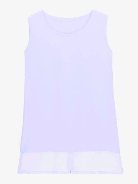 Débardeur Long Doublé En Mousseline 3 Débardeur Long Doublé En Mousseline – Image 3