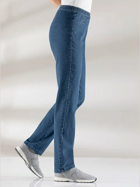 Jean Femme Confortable Taille élastique 2 Jean Femme Confortable Taille élastique – Image 2