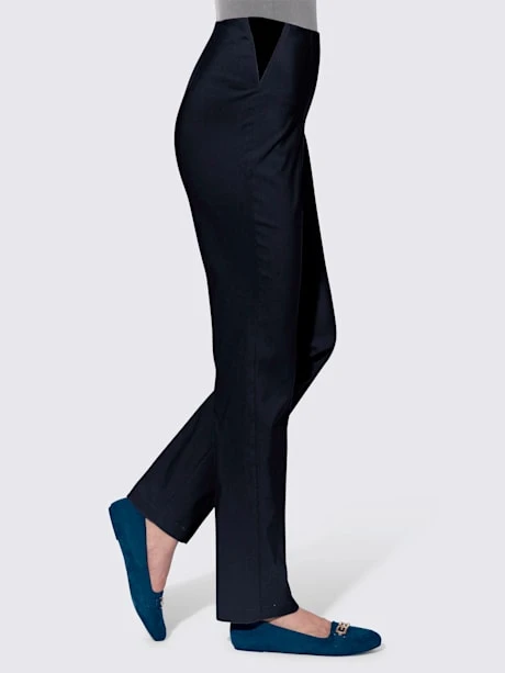 Pantalon En Bengaline Coutures à Effet Affinant 2 Pantalon En Bengaline Coutures à Effet Affinant – Image 2