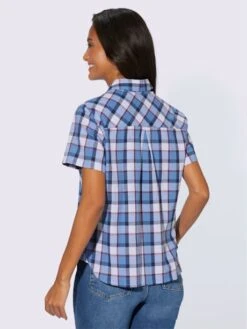 Chemisier à Carreaux Pur Coton -T-Shirt Sweat Soldes Magasin 131.00BJ255347 B18.001