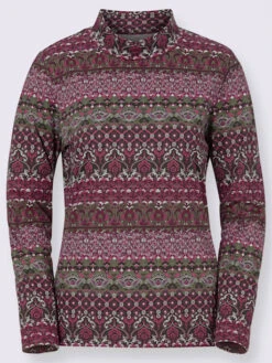 T-shirt Hiver Manches Longues Avec Col Montant -T-Shirt Sweat Soldes Magasin 144.00BJ255342 B04.001