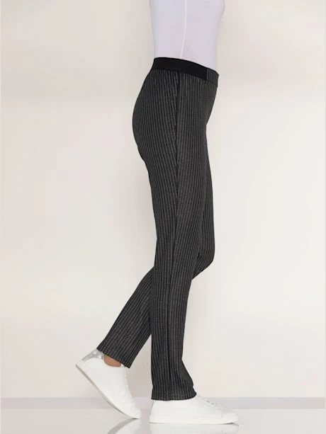 Pantalon Motif Tendance Avec Liseré Contrastant 2 Pantalon Motif Tendance Avec Liseré Contrastant – Image 2