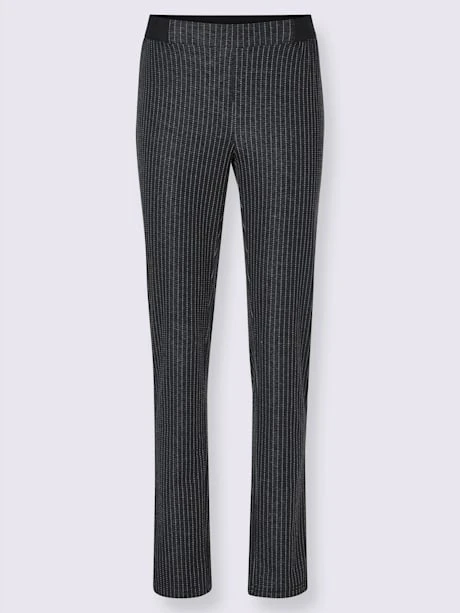 Pantalon Motif Tendance Avec Liseré Contrastant 4 Pantalon Motif Tendance Avec Liseré Contrastant – Image 4