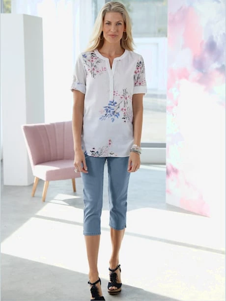 Chemisier Au Motif Floral 1 Chemisier Au Motif Floral