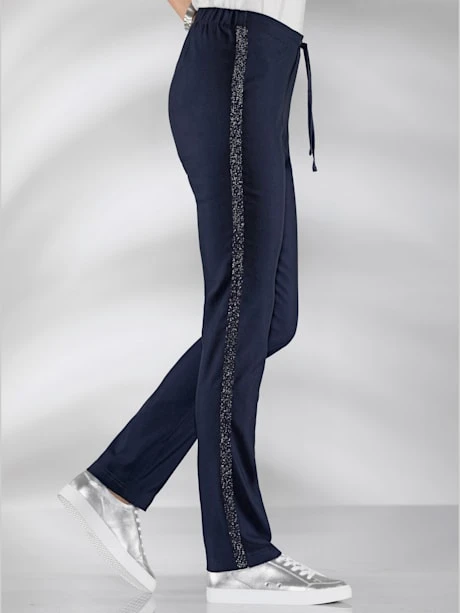 Pantalon Femme Décontracté Avec Lien à Nouer 2 Pantalon Femme Décontracté Avec Lien à Nouer – Image 2