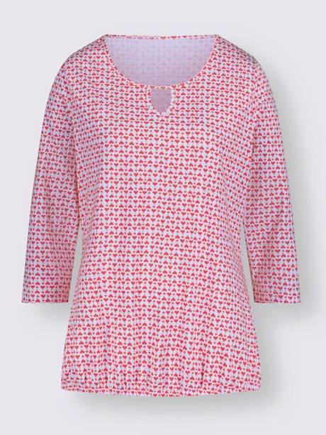 T-shirt à Manches 3/4 Ourlet élastique Flatteur 3 T-shirt à Manches 3/4 Ourlet élastique Flatteur – Image 3