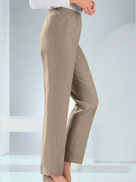 Pantalon Féminin Léger Ceinture élastique Cotés 2 Pantalon Féminin Léger Ceinture élastique Cotés – Image 2